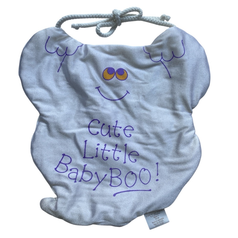 Vintage Halloween Baby Boo 1989 Hallmark Bib NBU
